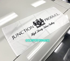 JUNCTION PRODUCE LOGO SMALL TOWEL WHITE BLACK LOGO JDM VIP BIPPU - Bild 1 von 1