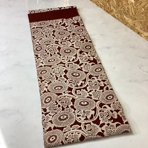 Japanese kimono accessories obi belt for women red white flowers elegant - Picture 1 of 5