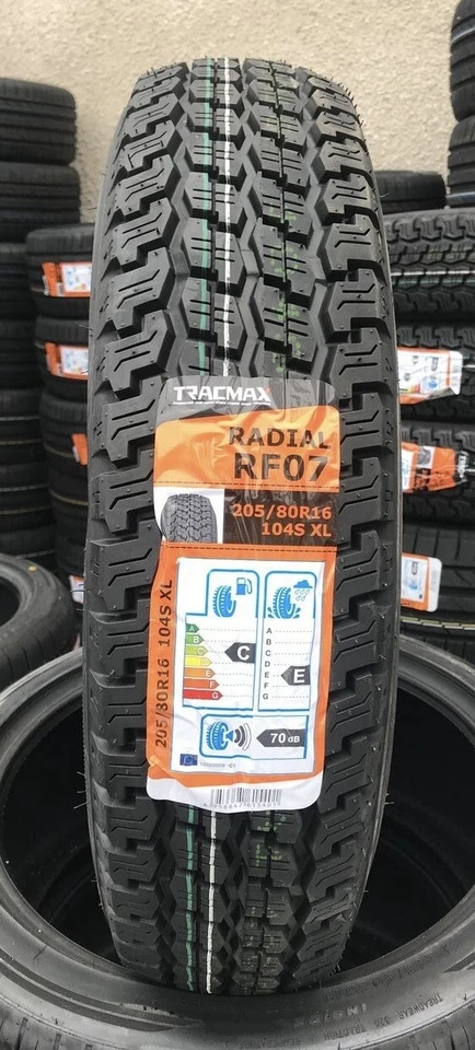 Pneumatici 205 80 16 104S XL gomme nuove fuoristrada Tracmax RF07 DOT/anno 2024 - Immagine 1 di 1