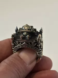 🔥925 Silber Herrenring,925 Ayar Gümüş Yüzük Aya Sofya 23,5gr - Bild 1 von 13