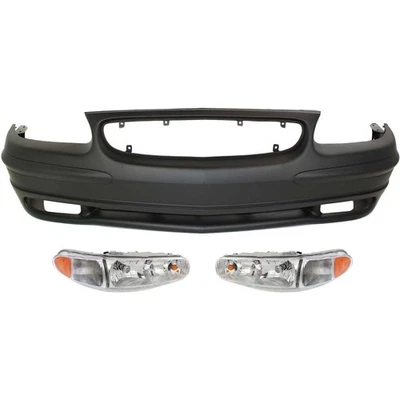 Headlight and Bumper Cover Kit For 1997-2004 Buick Regal Pair With Corner Lights — 第 1/4 张图片