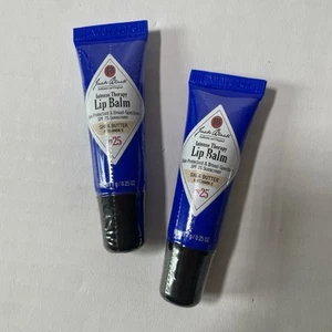 Jack Black Lip Balm X2 Shea Butter & Vitamin E SPF 25 Sealed - Picture 1 of 2