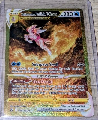 Origin Forme Palkia VSTAR GG67/GG70 Crown Zenith: Galarian Gallery Holo - Image 1 of 3