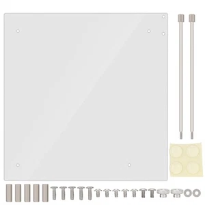 Open Frame Transparent Acrylic Overlock Computer Case DIY Base Stand For ITX FY - Afbeelding 1 van 7