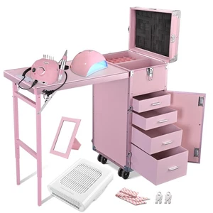 Byootique Nagelstation Set mit Nagellampe Staubsammler Elektro Bohrmaschine - Bild 1 von 9