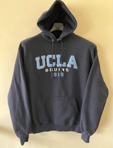 UCLA Bruins - Adult Hooded Sweatshirt / Hoodie - Navy Blue - Champion - Large - Picture 1 of 10