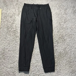 Old Navy Pants Mens Medium Black Tech Hybrid Straight 4-Way Stretch Active Loose - Picture 1 of 8