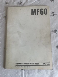 Massey Ferguson MF60 Operators Instruction Book - Mower - Picture 1 of 2