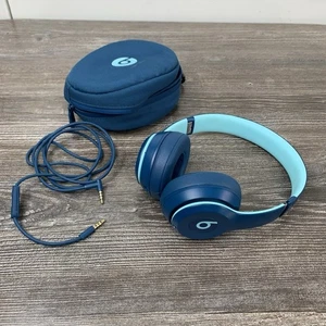 Beats Solo3 Wireless Over-Ear Bluetooth Headphones Crystal Blue A1796 - Picture 1 of 11