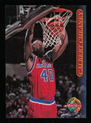 1996-97 Stadium Club Matrix #79 Calbert Cheaney  Basketball BULLETS NM-MT - Image 1 of 3