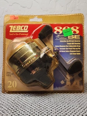Vintage Zebco 808 SE Magnum Fishing Reel Heavy Spincast New sealed NOS 2001 - Image 1 of 4