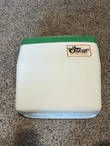Vintage Coleman OSCAR 5274 Beer/Picnic Cooler 16 Quart GREEN Lid - Picture 1 of 11