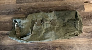 Vintage Canvas US Militär Seesack Grün Robust - Bild 1 von 8
