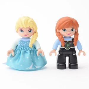 Lego Duplo Frozen Elsa and Anna Figures Disney Princesses - Picture 1 of 3