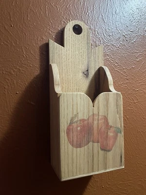 Rustic Oak Wall Box - Colonial Candle Box Foto 1 de 4