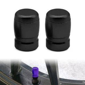 2pcs Black Wheel Tire Valve Air Port Dust Cover Cap For HONDA PCX125 PCX150 - Foto 1 di 5