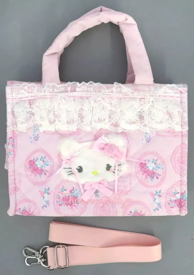 Borsa Hello Kitty 2WAY borsetta nastro rosa "Sanrio Characters" - Immagine 1 di 1