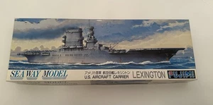 Fujimi Lexington US Flugzeugträger Vintage Modellbausatz, Sea Way Model 1/700 - Bild 1 von 14