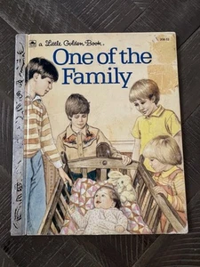 RARE 1983 Little Golden Book One of the Family by Peggy Archer “C” Print - Picture 1 of 9