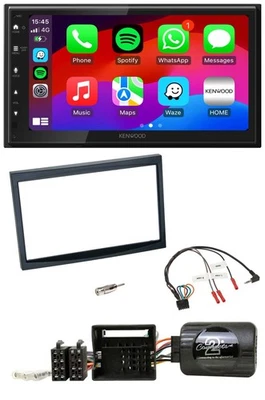 Kenwood Lenkrad USB DAB 2DIN Bluetooth Autoradio für Citroen C2 C3 Berlingo Jump - Bild 1 von 4