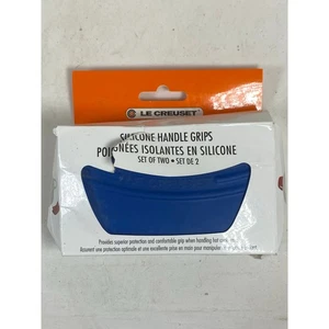 Le Creuset Silikon Griff Griffe Marseille Blau Neu in OVP - Bild 1 von 6