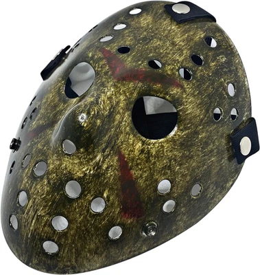 Máscara de hockey de terror Máscara de disfraces de Halloween Máscara de disfraz de Navidad Máscara con Foto 1 de 4