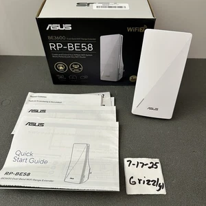 ASUS - RP-BE58 BE3600 Dual-Band Wi-Fi 7 AiMesh Range Extender - Blanc - Photo 1/5