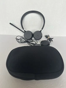 Jabra Wired Black Headset with Microphone. Model ENCO60,Great Condition - Picture 1 of 13
