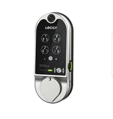 LOCKLY VISION Smart Lock & Video Doorbell Deadbolt Edition Wi Fi Bluetooth Touch - Image 1 of 4