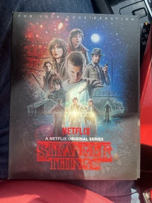 STRANGER THINGS COMPLETE SEASON 1 DVD NETFLIX FYC AWARDS SCREENER MILLIE BOBBY - Image 1 of 2