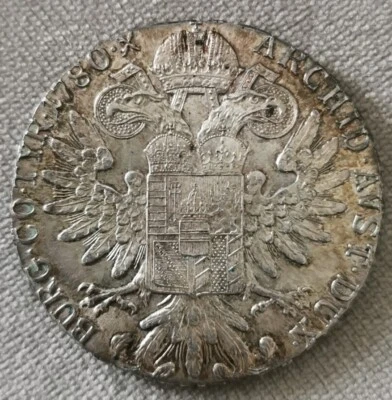  Moneta Tallero argento 1935 1939 Colonia Eritrea 1780 ROMA silver Coin italy - Immagine 1 di 2