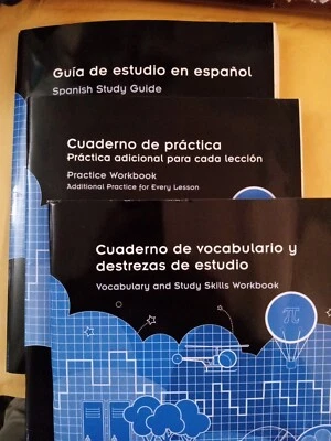 Prentice Hall Matematicas Curso 1 2010 lot 3 support books for student Spanish L - Image 1 of 4