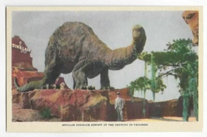 SINCLAIR GAS DINOSAUR EXHIBIT,CENTURY OF PROGRESS~CHICAGO,IL 1933 - Picture 1 of 1