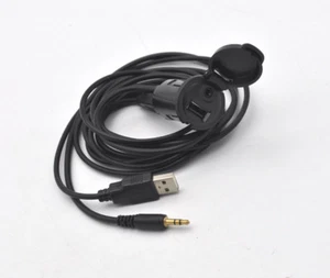 Juego de enchufes de cable USB auxiliares auxiliares para Peugeot 1007 107 207 3008 508 5008 RCZ - Imagen 1 de 5