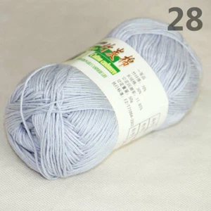 Sale 1SkeinsX50g Bamboo Cotton Baby Blankets Rugs Hand Knitting Crochet Yarn 28 - Picture 1 of 12