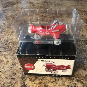 Coca-Cola Coke Pedal Plane Collector Edition 1997 New in Box - Picture 1 of 10