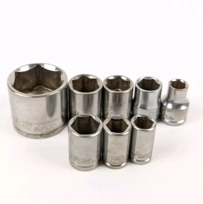 Bluepoint SAE 6 Point 1/4" & 3/8" Drive socket Set 5/16"-1" BLPS 8 piece - Image 1 of 4