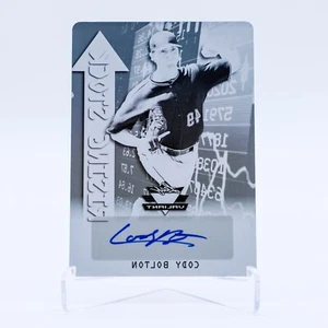 2019 Leaf Valiant Cody Bolton Rising Stock piastra di stampa nera automatica 1/1 #RS-CB3 - Foto 1 di 2