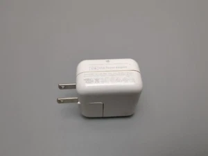 12W USB Power Adapter Genuine OEM iPhone & iPad Wall Charger Block - Picture 1 of 5