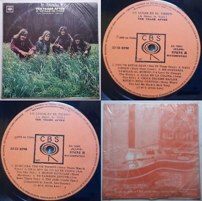 TEN YEARS AFTER A SPACE IN TIME 1972 STEREO UNIQ CVR SPANISH TITLES CHILEAN PRS! - Image 1 of 4
