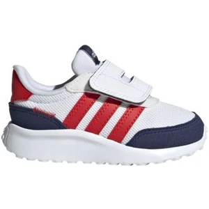 Toddler Adidas Run 70S ACI Hook & Loop GW0326 White Red Blue 100% Authentic New - Picture 1 of 5