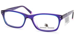 NEW Jackson Rogers Still Original 166 Purple Eyeglasses Frame 49-17-130 B32mm - Picture 1 of 10
