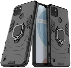 COQUE ANTI-CHOC MAGNETIQUE Pour REALME C21Y ETUI HOUSSE AIMANT ARMOR RING CASE - Photo 1 sur 17