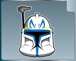 Captain Rex Helm Vinyl Aufkleber #1 Star Wars Sticker, Auto LKW Fensteraufkleber - Bild 1 von 1
