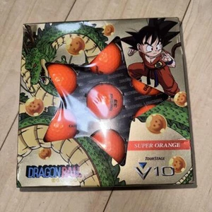 NIB* Bridgestone Tour Stage V10 Dragon Ball Super Orange 7 Golf Ball - Picture 1 of 4