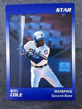 1989 Star Co. Baseball Card-#41 Stu Cole,Minor League,Near mint