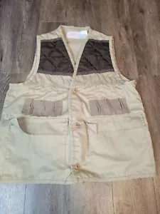 Vintage SAFTBAK Best Hunting Skeet Vest Endorsed by Jim Catfish Hunter USA Large - Picture 1 of 8