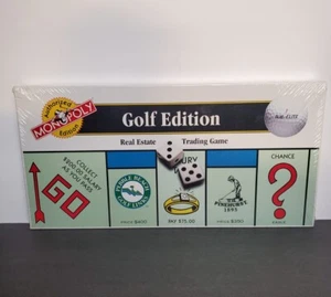 New Monopoly Golf Edition Pebble Beach Sealed box 1996 Authorized Edition - Picture 1 of 2