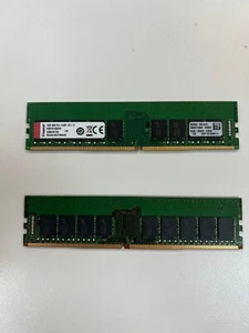 Kingston ECC Unbuffered RAM 16GB DDR4 2133MHZ KVR21E15D8/16 DIMM - Picture 1 of 2