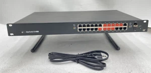 Ubiquiti | EdgeSwitch 24 | ES-24-500W | 24 Port Managed Gigabit Switch - Afbeelding 1 van 7